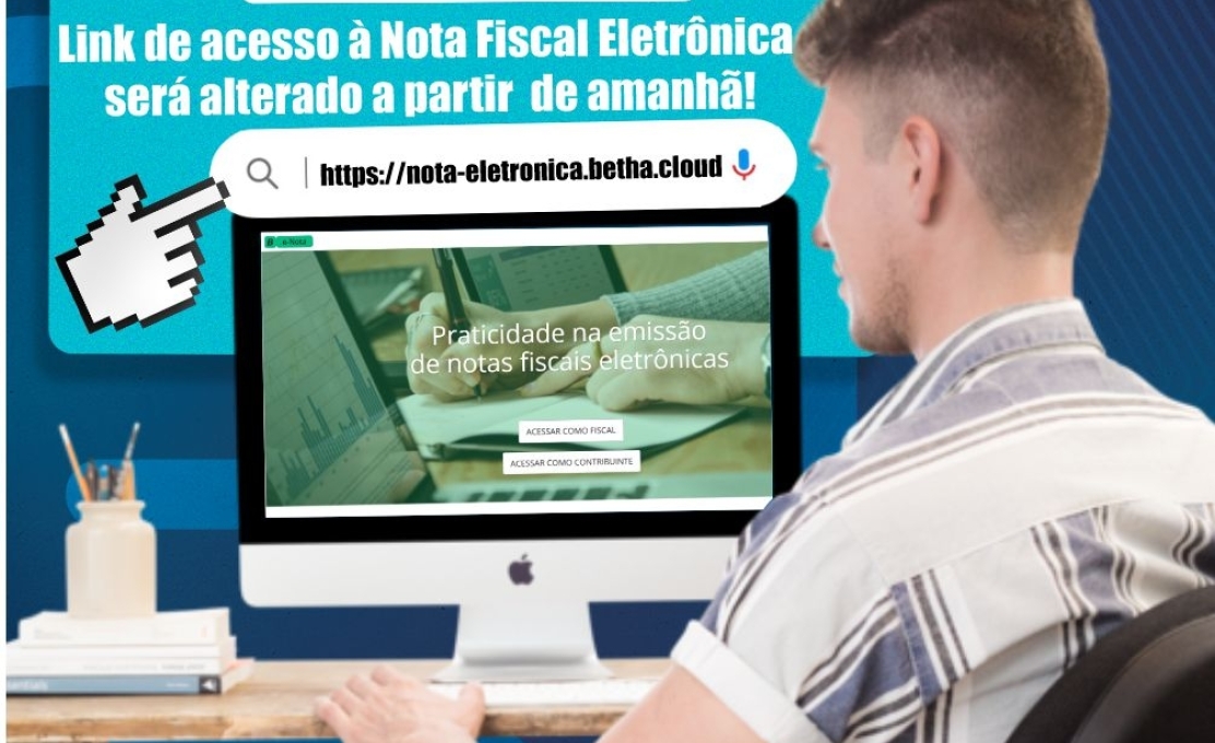 Link de acesso à Nota Fiscal Eletrônica será alterado a partir de amanhã