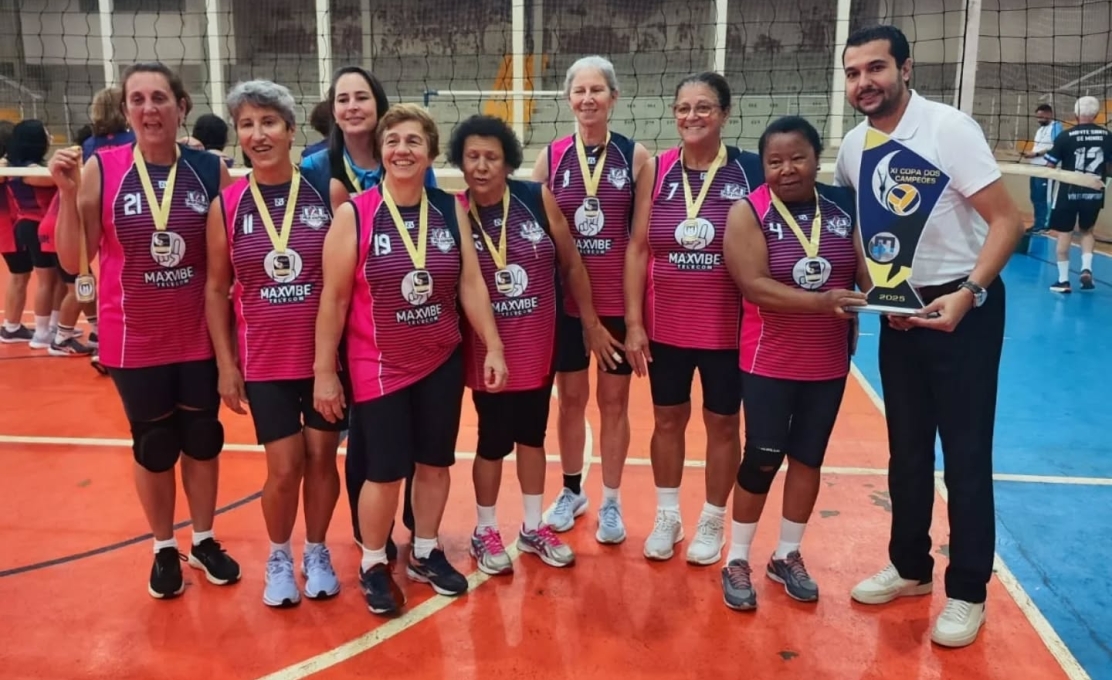 Equipes 68+ e 58+ conquistam o título da XII Copa dos Campeões de Vôlei Adaptado em Monte Santo de Minas