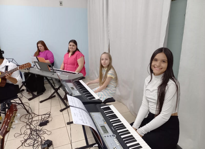 Alunos do Projeto Guri apresentam Musical para encerrar o primeiro semestre de atividades