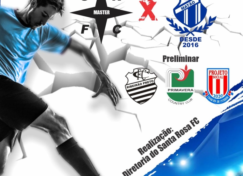 Santa Rosa FC Master: futebol e emoção neste sábado, 14 de dezembro!