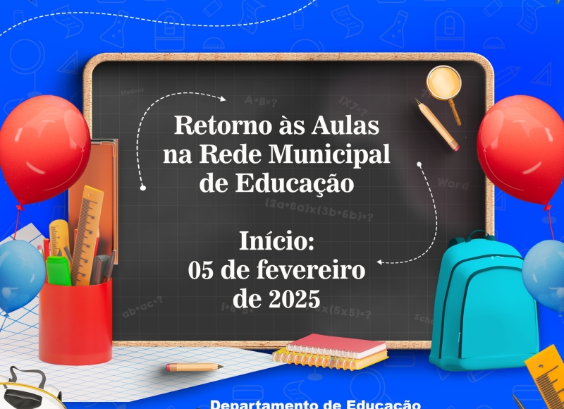 Volta às Aulas na Rede Municipal de Educação