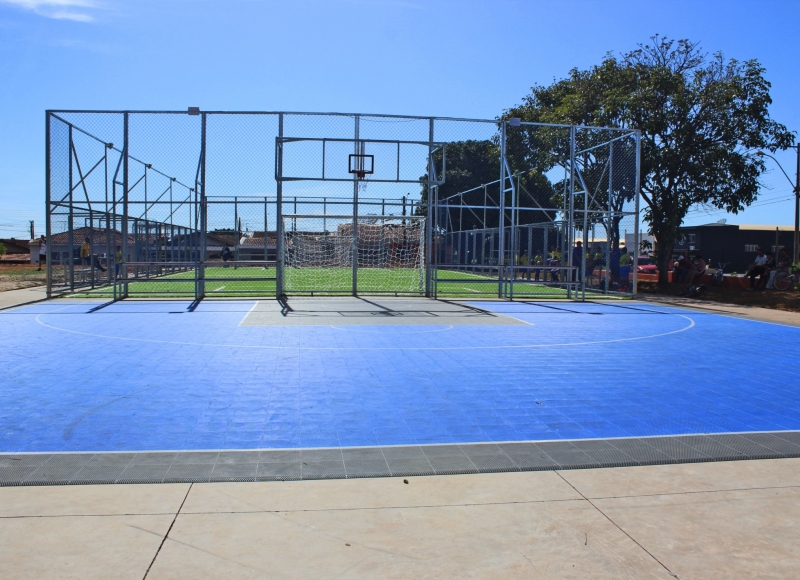 Arena Esportiva “Marcelo Augusto Cury Pesso” foi inaugurada na tarde desta sexta-feira