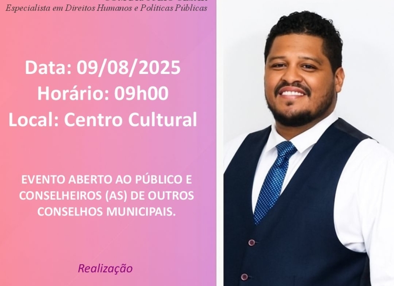 Santa Rosa de Viterbo promove capacitação para conselheiros municipais com especialista em Direitos Humanos