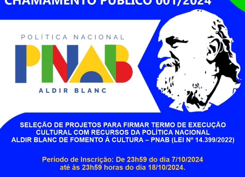 Abertura do Edital de Fomento à Cultura em Santa Rosa de Viterbo