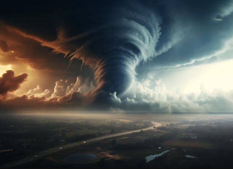 DEFESA CIVIL DE SANTA ROSA DE VITERBO ALERTA PARA PASSAGEM DE CICLONE