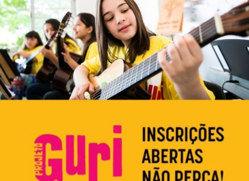Projeto Guri - Matrículas para os Cursos de Música já começaram