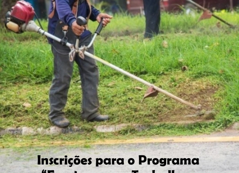 Prefeitura abre inscrições para o Programa 
