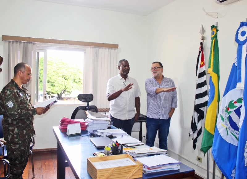 Prefeito Omar Nagib toma posse como presidente da Junta de Serviço Militar