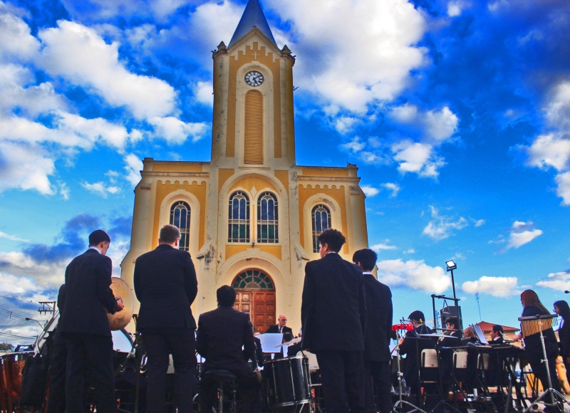 Praça Matriz e Banda Sinfônica