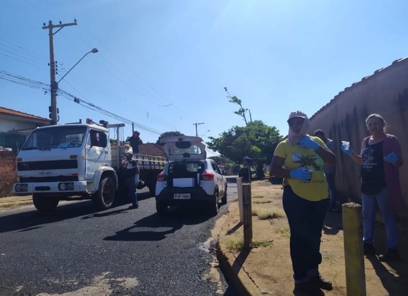 Sábado de combate à Dengue em Santa Rosa de Viterbo: Mais de 300 casas vistoriadas em mutirão 