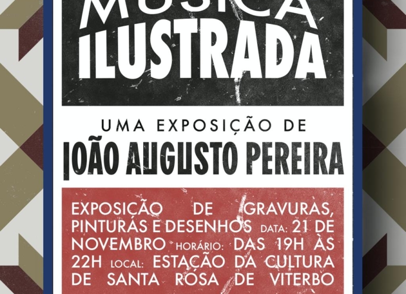 “Música Ilustrada” reúne arte e som em exposição de João Augusto Pereira