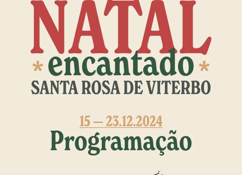 O clima do Natal chega a Santa Rosa de Viterbo; Confira a programação especial do Departamento de Cultura