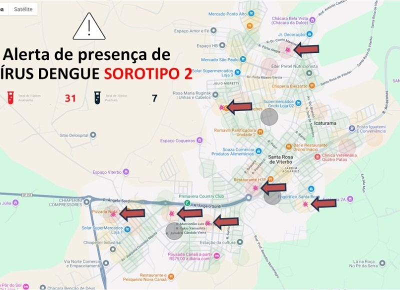 Dengue Tipo 2 continua avançando e chega a novos bairros