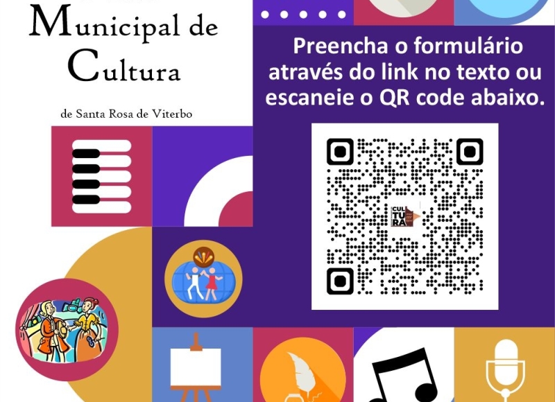 Participe da construção do Plano Municipal de Cultura de Santa Rosa de Viterbo