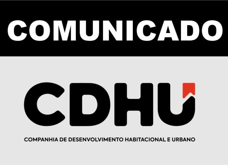Comunicado da CDHU