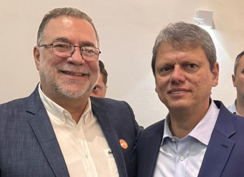 Prefeito Omar Nagib busca investimentos junto ao Governador Tarcísio de Freitas