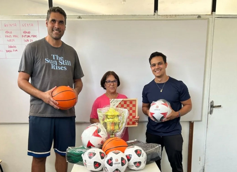 Setor Municipal de Esportes recebe Kit Esportivo completo do Governo do Estado