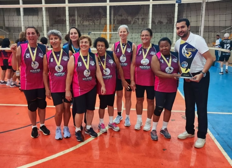 Equipes 68+ e 58+ conquistam o título da XII Copa dos Campeões de Vôlei Adaptado em Monte Santo de Minas