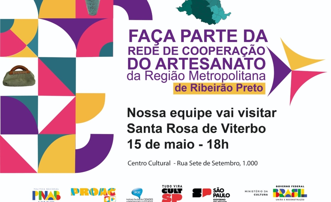 CONVITE AOS ARTESÃOS DE SANTA ROSA DE VITERBO