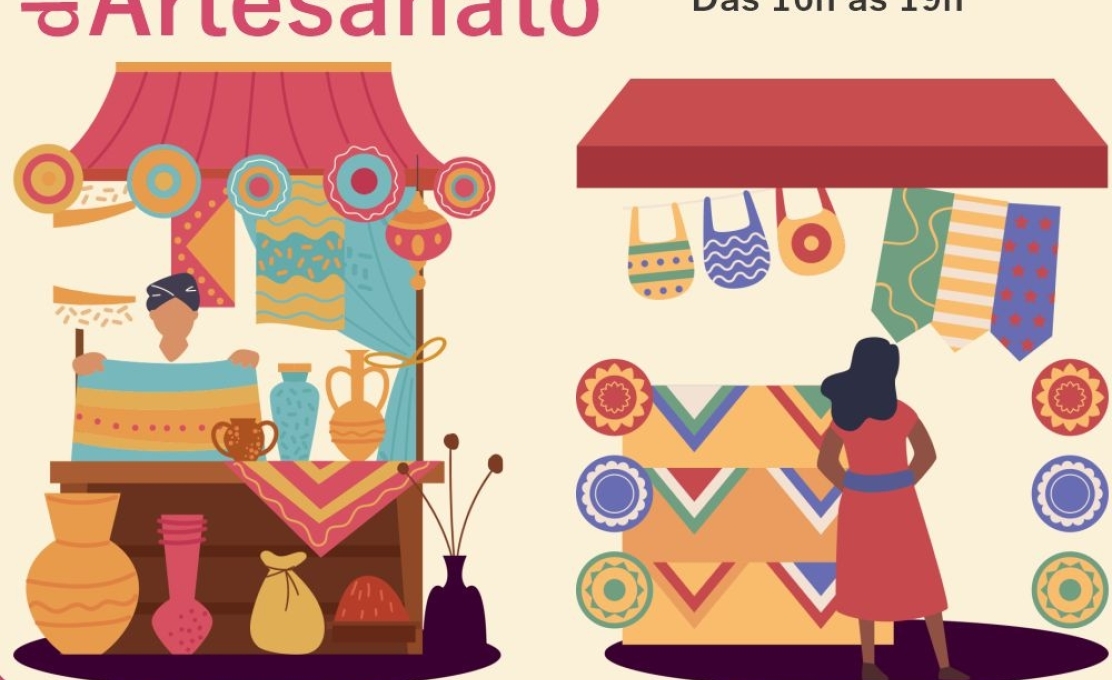 Nossa Praça, Nossa Arte! Domingo tem Feira de Artesanato na Praça Matriz