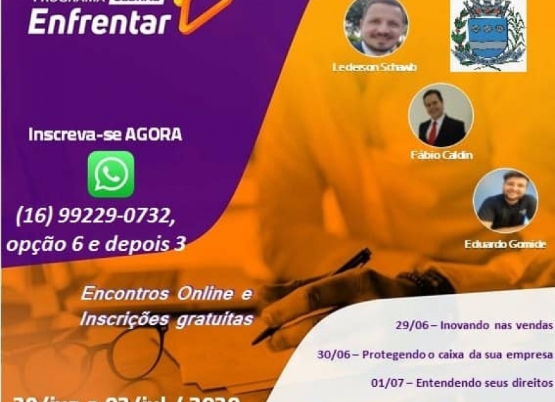 CURSOS GRATUITOS DO SEBRAE ORIENTAM COMO ENFRENTAR A CRISE
