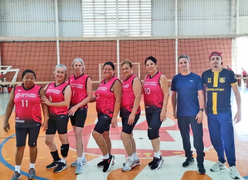 Santa Rosa entrou em quadra pela 7ª Etapa da Superliga Melhor Idade de Vôlei Adaptado - Ribeirão Preto/SESI