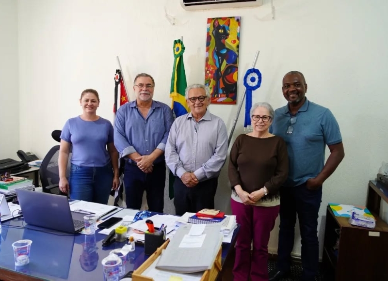 Prefeitura recebe representante do Consórcio de Município da Mogiana para visita técnica a projetos ambientais