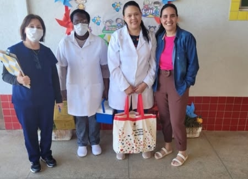 Ação de vacinação nas escolas imuniza quase mil pessoas em Santa Rosa de Viterbo