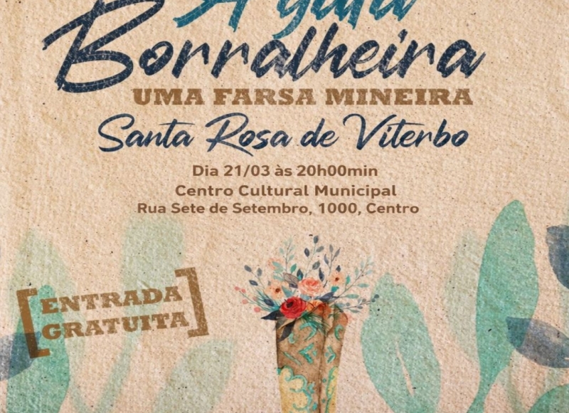 Santa Rosa de Viterbo recebe neste sábado a peça “A Gata Borralheira – Uma Farsa Mineira”