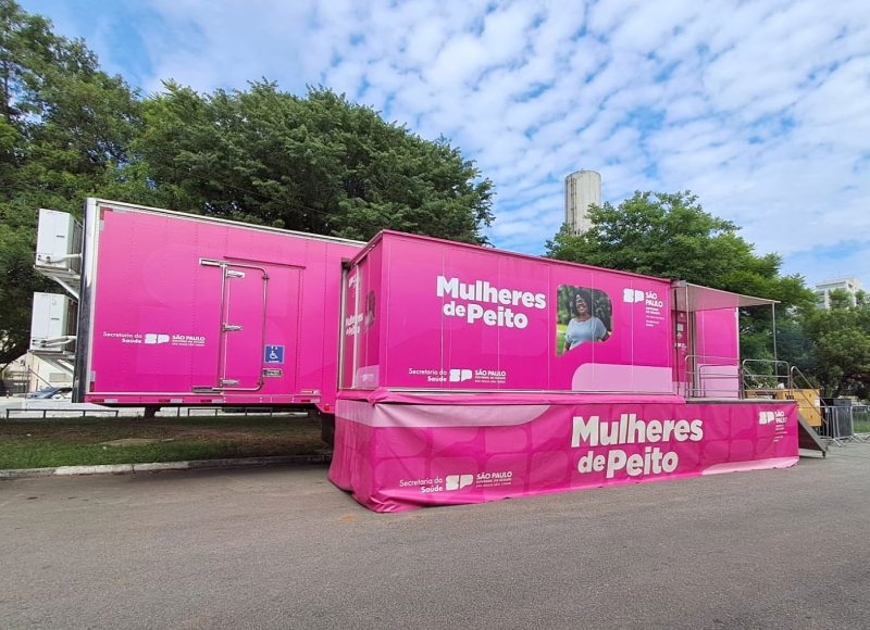 Carreta da Mamografia chega a Santa Rosa de Viterbo