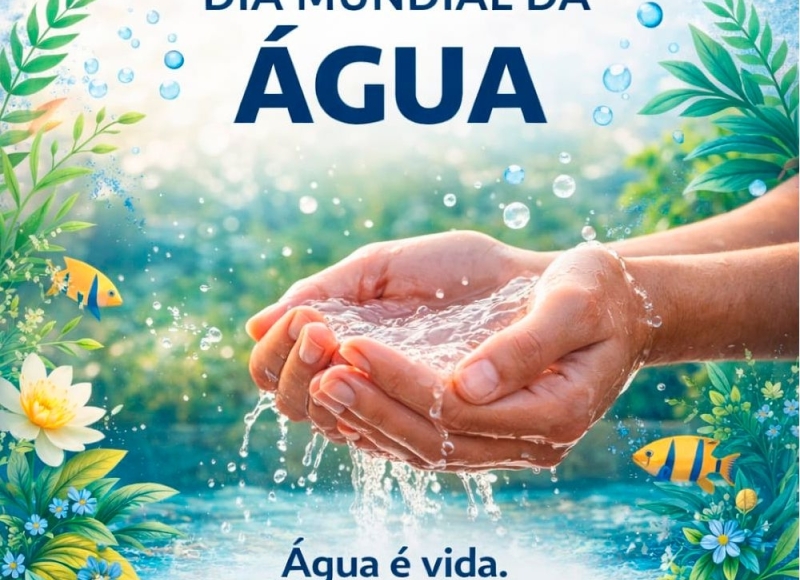 Hoje celebramos o Dia Mundial da Água! 