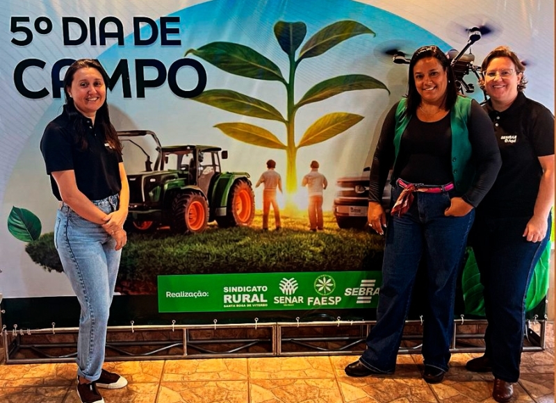Sebrae Aqui e Banco do Povo presentes no 5º Dia de Campo! 