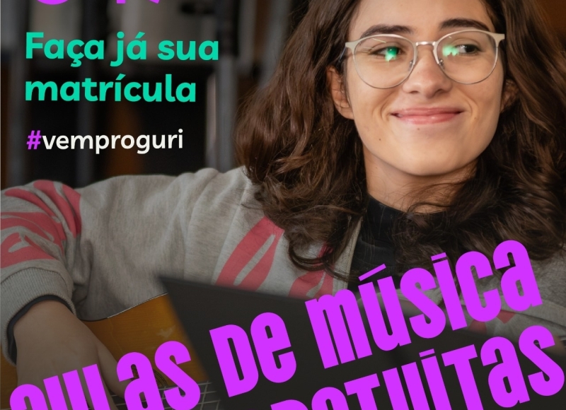 MATRÍCULAS ABERTAS: VEM SER GURI TAMBÉM! 