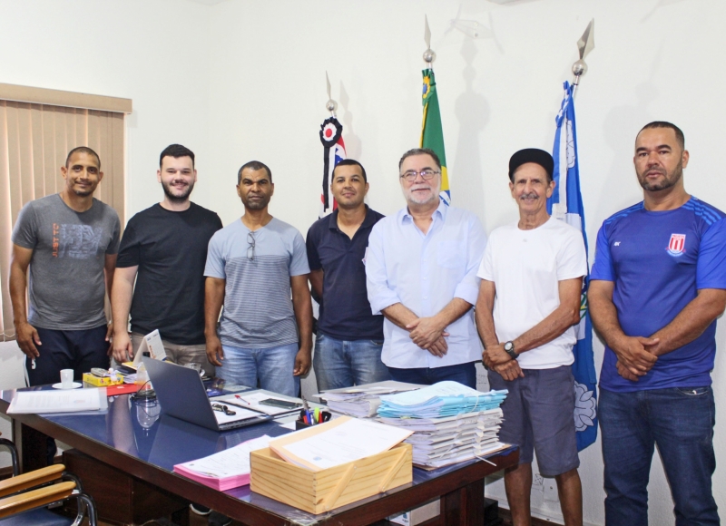 Prefeito Omar Nagib garante apoio ao Projeto Craques do Interior no ano de 2024