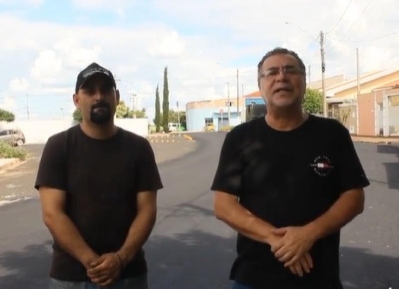 Novas ruas são recapeadas em Santa Rosa de Viterbo