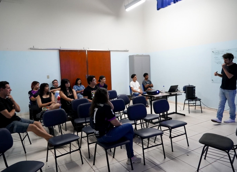 Oficina de Direção Audiovisual movimentou o Centro Cultural nesta quinta-feira