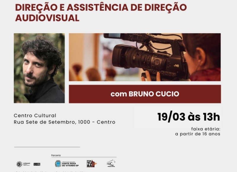 PONTOS MIS realiza oficina de Direção e Assistência de Direção Audiovisual no dia 19 de março