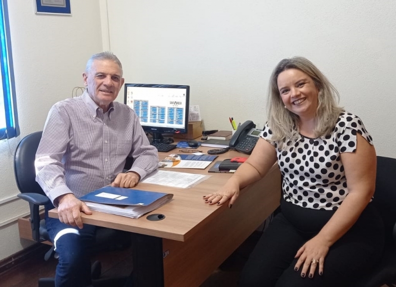 Diretor de Desenvolvimento recebe coordenadora SENAC